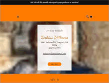 Tablet Screenshot of keshiuswilliams.com